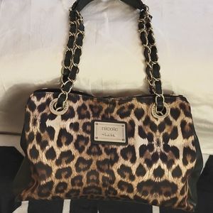 NICOLE MILLER CHEETAH PURSE